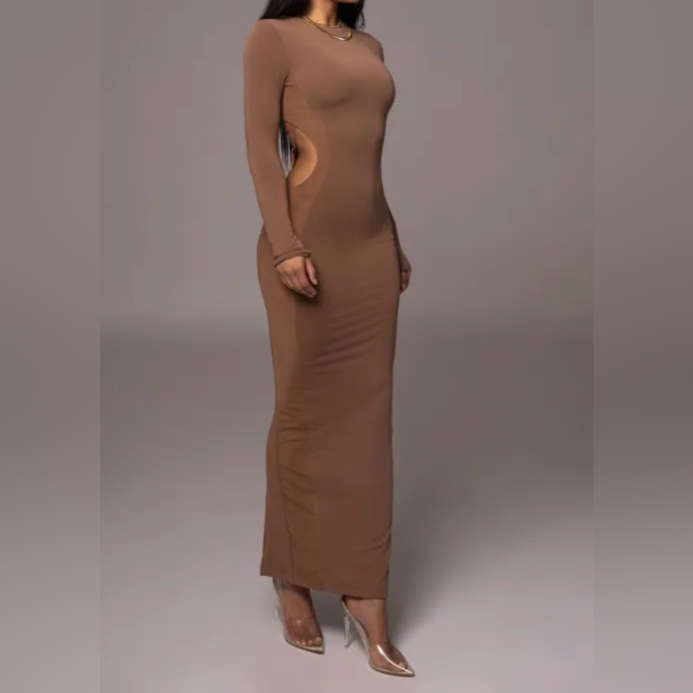 JLUXLABEL Pecan Break Away Maxi Dress